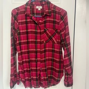 Juniors Small True Craft Pink Flannel